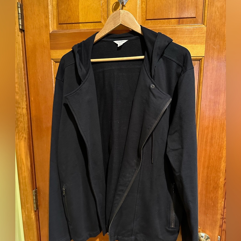 calvin klein zip up hoodie